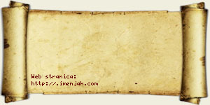 Anđela Tošković vizit kartica